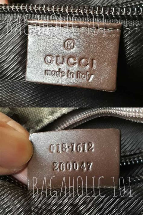 gucci serial number on belt bag|authentic gucci serial number.